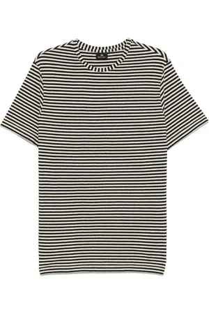 Paul Smith Top, Herre, Sort, L, Bomuld, Stribet T-shirt Sort
