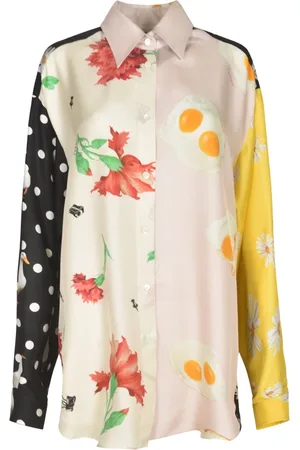 Moschino Bluser & Skjorter, Dame, Flerfarvet, M, Uld, Stilfulde Skjorter Kollektion