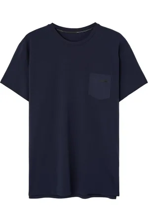 RRD Top, Herre, Blå, L, Marineblå Lomme Front T-shirt