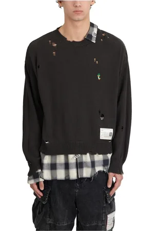 MIHARA YASUHIRO Strik, Herre, Sort, M, Lagdelt Strik