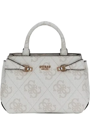Guess Taske, Dame, Hvid, ONE SIZE, Uld, Hvid håndtaske med 4G-logo