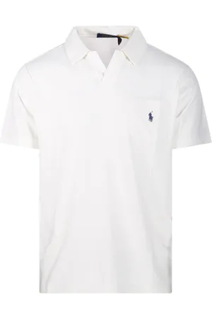 Ralph Lauren Top, Herre, Hvid, M, S/S Polo