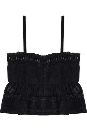 Isabel Marant Top, Dame, Sort, S, Uld, Sort Top til et stilfuldt look