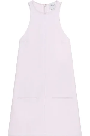 Courrèges Kjole, Dame, Lyserød, XS, Lyserød A-Line Racerback Kjole