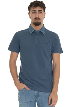 HARMONT&BLAINE Top, Herre, Blå, 3XL, Polo shirt