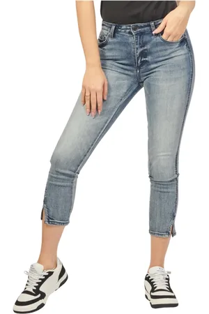 Armani Exchange Jeans, Dame, Blå, W26, Bomuld, Jeans