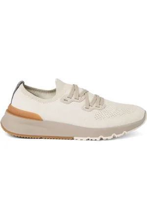 Brunello Cucinelli Sko, Herre, Grå, 45 EU, Afslappede Sneakers til Hverdagsbrug