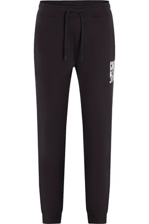 Calvin Klein Bukser, Herre, Sort, M, Bomuld, Sort bomuldssweatpants