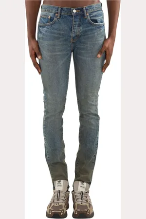 Purple Brand Jeans, Herre, Blå, W31, Bronze Skinny Jeans i Indigo