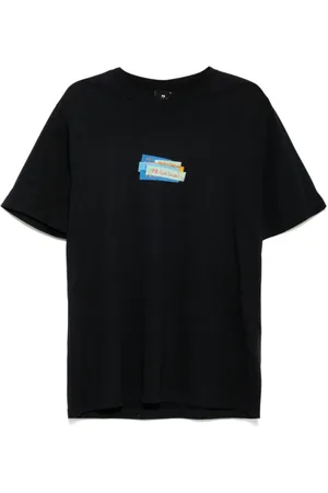 Paul Smith Top, Herre, Blå, S, Blå Crew Neck T-shirts og Polos