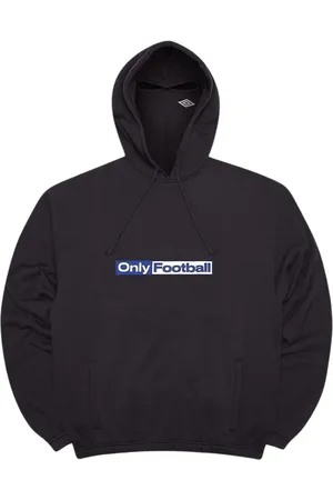 Umbro Sweathshirts & Hoodies, Herre, Sort, XL, Uld, Fodboldmaske Hættetrøje Vasket Sort