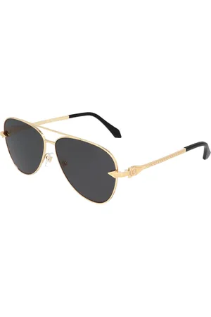 VERSACE Tilbehør, unisex, Gul, 61 MM, Tyl, Aviator Style Solbriller
