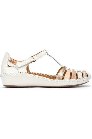 Pikolinos Sko, Dame, Hvid, 40 EU, Uld, Off Damesandal - Sommerstil