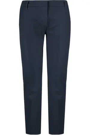 Bomboogie Bukser, Dame, Blå, L, Bomuld, Blå Chino Bukser Slim Fit