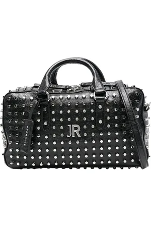John Richmond Taske, Dame, Sort, ONE SIZE, Uld, Elegant sort læder skuldertaske