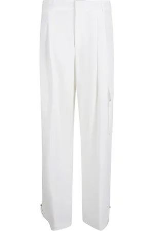 ELEVENTY Bukser, Dame, Hvid, XS, Polyester, Hvide Bukser Lavet i Italien