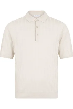 Boglioli Strik, Herre, , XL, Bomuld, Linned Bomuld Polo Sweater