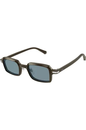 Cartier Tilbehør, unisex, Brun, 49 MM, Uld, Stilfulde solbriller Ct0539S 005