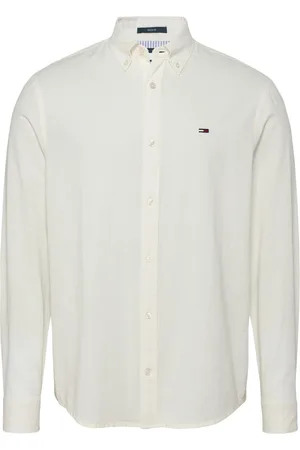 Tommy Hilfiger Skjorte, Herre, , XL, Bomuld, Hør Langærmet Skjorte