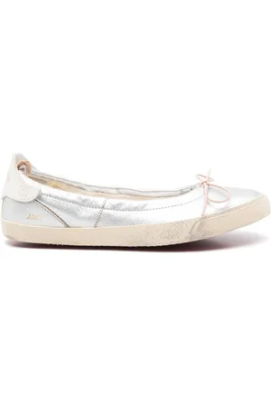Hidnander Sko, Dame, Grå, 38 EU, Læder, Amy Ballet Flats