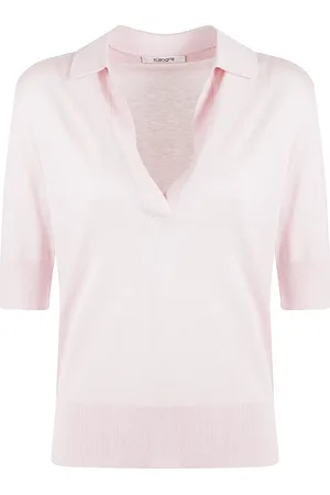 KANGRA CASHMERE Strik, Dame, Lyserød, S, Cashmere, Silke Cashmere Sweater