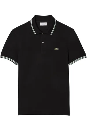 Lacoste Top, Herre, Sort, M, Sort tekstil herre polo skjorte