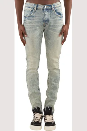 Purple Brand Jeans, Herre, Blå, W32, Solbeskyttede Skinny Jeans LT Indigo