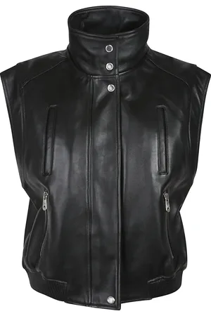 Pinko Jakke, Dame, Sort, S, Uld, Stilfuld Gambia Gilet til Mænd