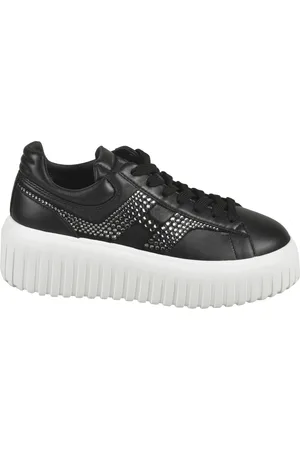 Hogan Sko, Dame, Sort, 35 1/2 EU, Afslappede Sneakers til Mænd og Kvinder
