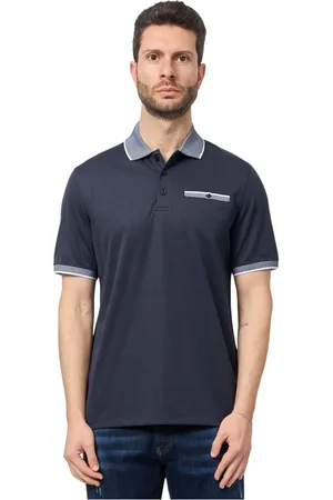Bugatti Top, Herre, Blå, XL, Bomuld, Blå Polo T-shirts og Polos