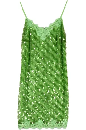 ERMANNO SCERVINO Kjole, Dame, Grøn, XS, Polyester, Dametøj