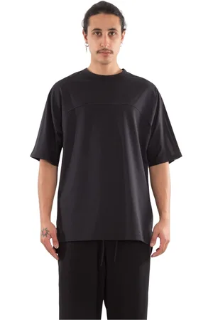 Y-3 Top, Herre, Sort, M, Sort Mesh 3-Stripes Tee