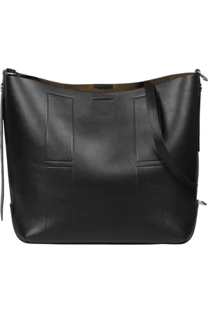 Hogan Taske, Dame, Sort, ONE SIZE, Læder, Kornet læder Hobo taske