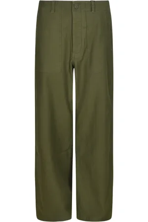 R13 Bukser, Dame, Grøn, W28, Uld, Grønne Jeans Stilfuldt Denim
