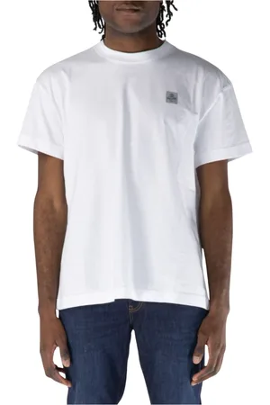 RefrigiWear Top, Herre, Hvid, 2XL, Bomuld, Clash Hvid Bomuld T-Shirt Forår/Sommer