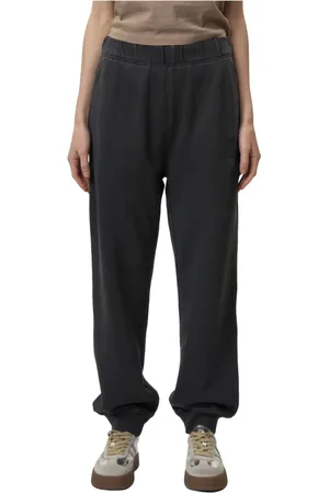 Calvin Klein Bukser, Dame, Grå, XS, Bomuld, Trykte dame sweatpants til afslappet stil