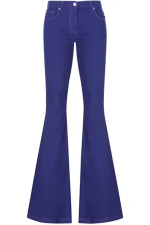 Etro Jeans, Dame, Blå, W25, Blå Jeans med Logo Detalje