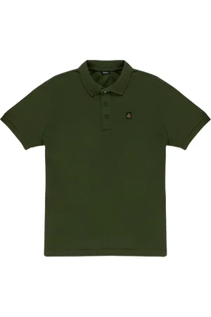 RefrigiWear Top, Herre, Grøn, XL, Bomuld, Enkel Broderet Polo Skjorte