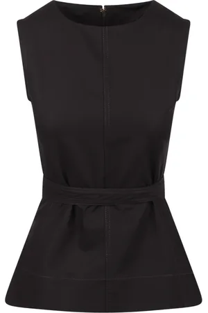 Soeur Top, Dame, Sort, S, Bomuld, Elegant Rund Hals Top
