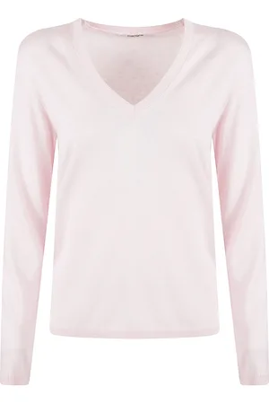 KANGRA CASHMERE Strik, Dame, Lyserød, S, Cashmere, Silke Cashmere Sweater