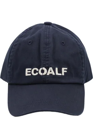ECOALF Tilbehør, Herre, Blå, ONE SIZE, Bomuld, Blå Logo Baseball Kasket Marineblå