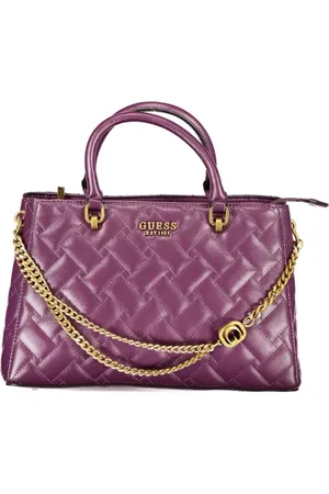Guess Taske, Dame, Lilla, ONE SIZE, Uld, Lilla Polyethylen Håndtaske med Gracelynn Stil