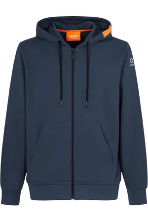 sunseeker Sweathshirts & Hoodies, Herre, Blå, 2XL, Bomuld, Marzio Tag Hoodie i Mørkeblå