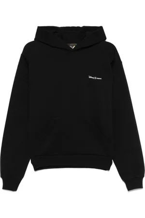 COPERNI Sweathshirts & Hoodies, Dame, Sort, S, Sort Ribstrikket Sweater med Logodetalje