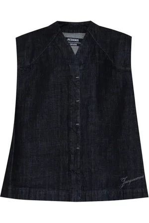 Jacquemus Jakke, Dame, Blå, M, Denim, Denim Salon Top