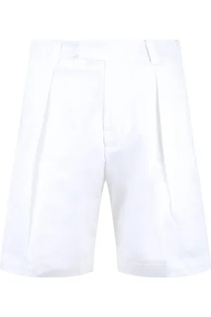 LOW BRAND Shorts, Herre, Hvid, W30, Bomuld, Stræk bomuld Bermuda shorts
