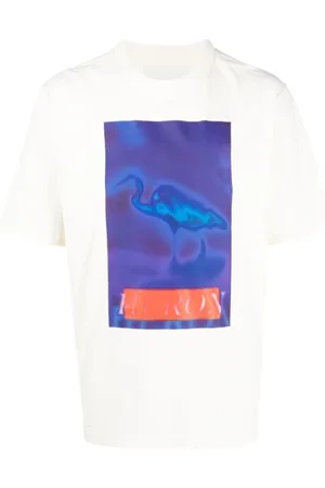 Heron Preston Top, Herre, Hvid, S, Bomuld, Censureret Logo Bomuld T-Shirt Hvid
