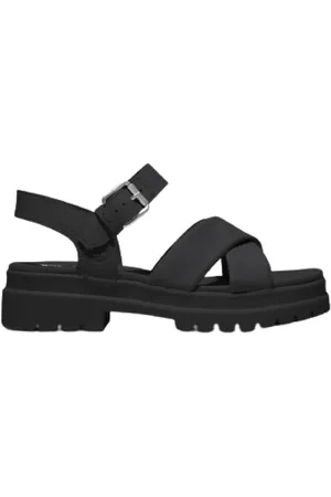 Timberland Sko, Dame, Sort, 36 EU, Læder, Backstrap Sandal London Vibe