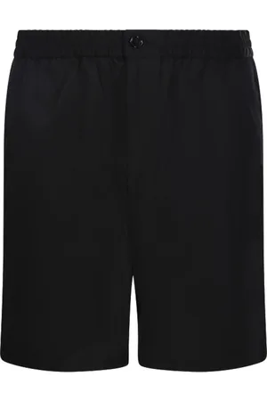 Ami Shorts, Herre, Sort, XL, Bomuld, Sort Elastisk Talje Shorts