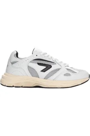 Hub Sko, Herre, Hvid, 45 EU, Uld, Retro herresneaker Ice/ /Black